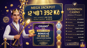 GRANDWIN casino – jackpoty a VIP věrnostní program