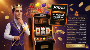 KAJOT casino – česká retro legenda s registračním bonusem
