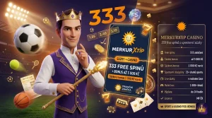 MERKURXTIP casino – 333 free spinů a sportovní sázky
